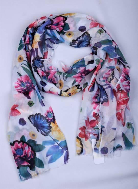 Alice & Lily printed scarf white Style : SC/4792WHT
